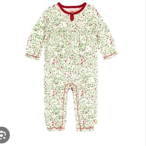 Burts Bees Baby Holiday Christmas Pajamas Size 12 Months